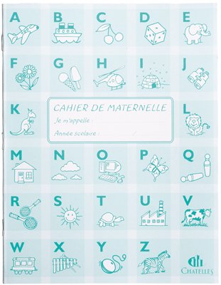 Cahier maternelle piqûre anti-transpercement d'encre pour l'école