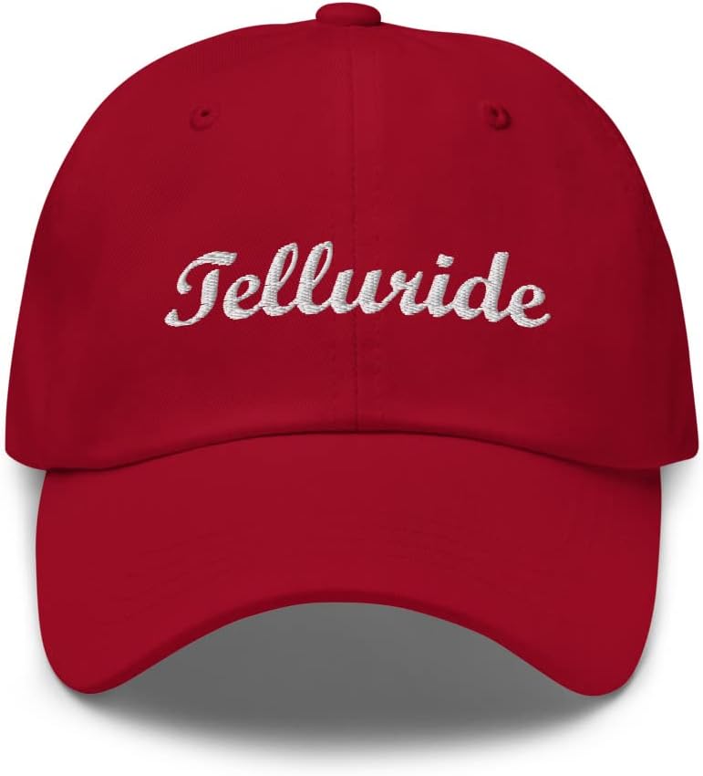 Telluride Hat, Telluride Colorado Hat, Telluride Gifts, Baseball Hat, CO Dad Hat