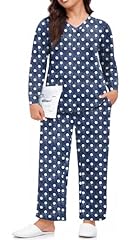 Long Polka Dot Navy