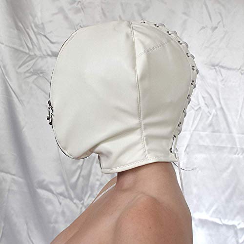 Zacht lederen masker dubbel, isoleermasker - Afbeelding 4