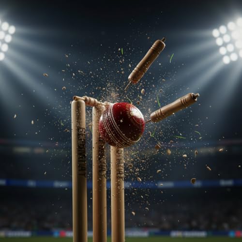 Image of Leather Ball for Cricket | Handcrafted Waterproof Design | Durable Seam & Premium Cork Ball | Match Ready Cricket Ball for Test, ODI, T20 & Practice Games (Blaze Leather Ball - Red)