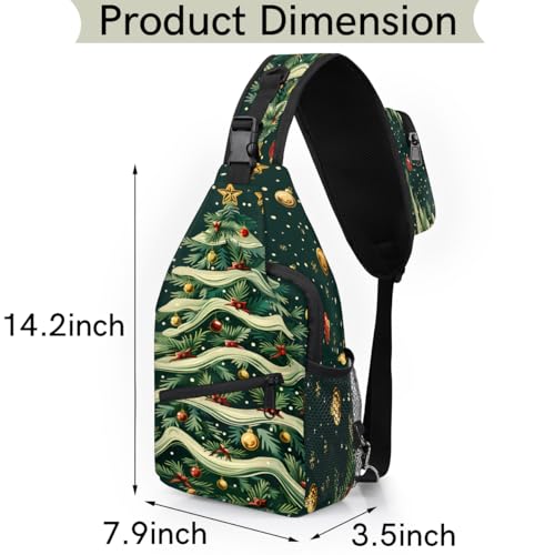 Mochila cruzada estilo sling para senderismo y uso diario miniatura 2