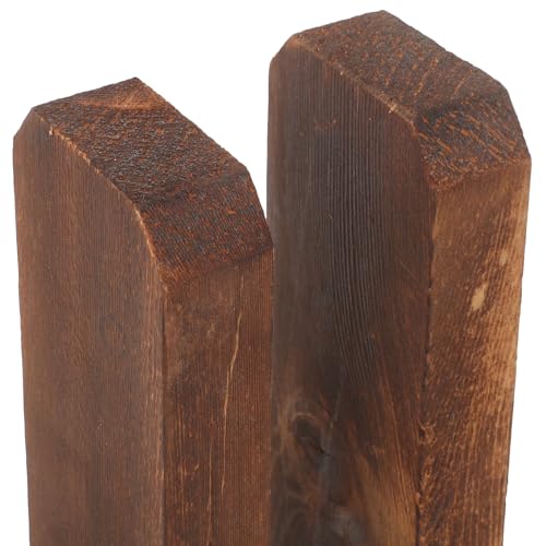 Base de madera maciza para divisor de ambientes con patas gruesas y estables 7