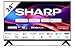 Sharp 24GD2225K 24-Inch HD Ready Frameless Roku Smart LED TV – HDR10, Active Motion 200, AV1 Codec, 3x HDMI, Dolby Digital Plus, Apple AirPlay, Google Cast, Voice Assistant Compatible – Black