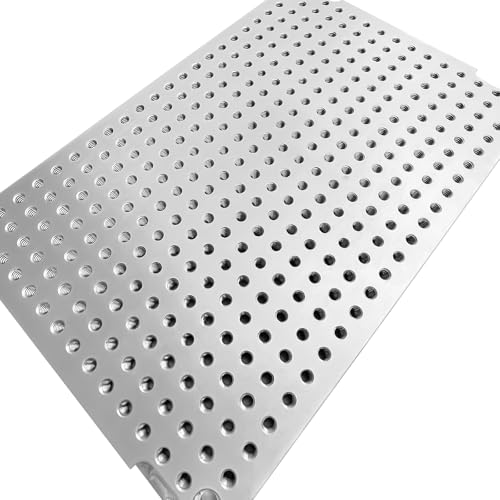 JMSMSH 8" x 12" x 1/2" MIC7 Aluminum Fixture/Sacrificial Plate, Mini Pallet