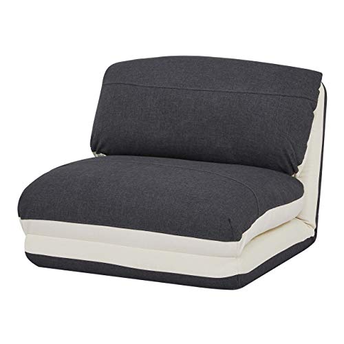 Mendler Schlafsessel HWC-E68, Schlafsofa Funktionssessel Klappsessel Relaxsessel, Stoff/Textil - Creme/schwarz Mendler Schlafsessel HWC-E68, Schlafsofa Funktionssessel Klappsessel Relaxsessel, Stoff/Textil - Creme/schwarz