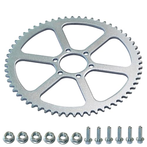 Image of JNDO Mini Bike Sprocket 60 Tooth 35 Chain Rear Sprocket Replacement for Coleman CT100U DB30 MBX10 MBX11 100cc Mini Bikes Go Karts