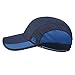 GADIEMENSS Quick Dry Sports Hat Lightweight Breathable Soft Outdoor Running Cap (Classic UP, Navy)