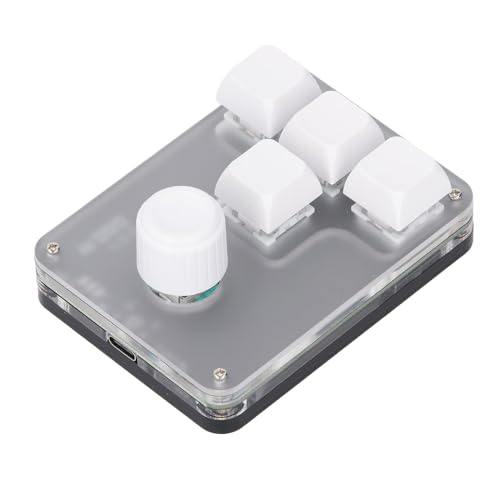 Teclado Mecánico Mini 4 Teclas LUCKDANO RGB LED miniatura 3