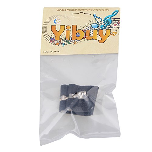 Yibuy 75mm Soprano Saxophone Ligature Fastener for Soprano Saxophone Rubber Mouthpiece - Thumbnail 7
