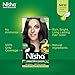 Nisha Creme Hair Color for Women - Natural Black, 60g+60ml, Long-lasting, 100% Grey Coverage Permanent Hair Colour for Soft, Shiny, Healthy Hair