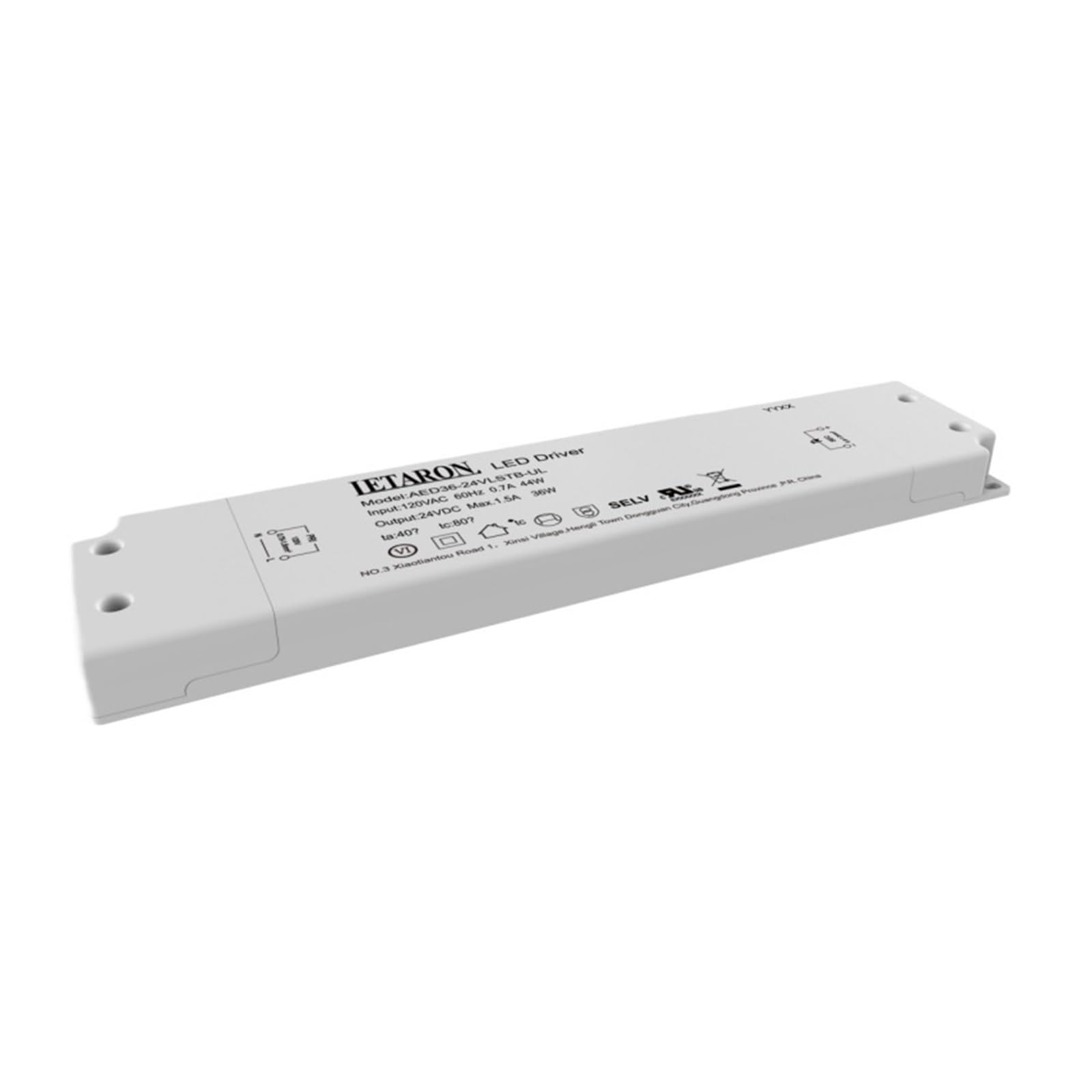 Alimentation LED 24V fine pour réparer un miroir tactile de salle de bain