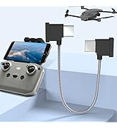 USB C Vers USB-C Câble Nylon Tressé En Pour Contrôleur, Accessoires Drone, Moir, DJI Mini 2, Mavi...