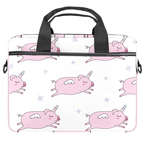 Sac à bandoulière pour ordinateur 13-14.5" licorne multicolore