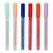 PLAFOPE 6pcs Nail Graffiti Pen Nail Art Pens for Precise Liner and Painting and Reusable Bright Colors for All Skill Levels Manicure Tool