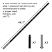 IUNIO Original Extension Bar with Ice Axe for Camping Axe and Pickaxe- Black