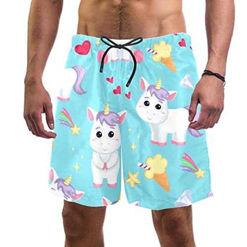 Maillots de bain pour hommes JDEZ anti-irritation avec tissu léger qui sèche vite