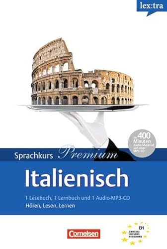 Lextra - Italienisch - Sprachkurs Premium: B1 - 2 Selbstlernbücher mit MP3-CD: hören, lesen, lernen. Niveau B1