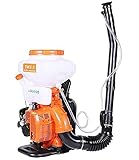  Easyto Motomochila 3WF-3, Sulfatadora de Mochila, Pulverizador de Espalda, Atomizador de Gasolina, Sulfatadora de Mochila para liquido y Polvo. Soplador de Hojas.
