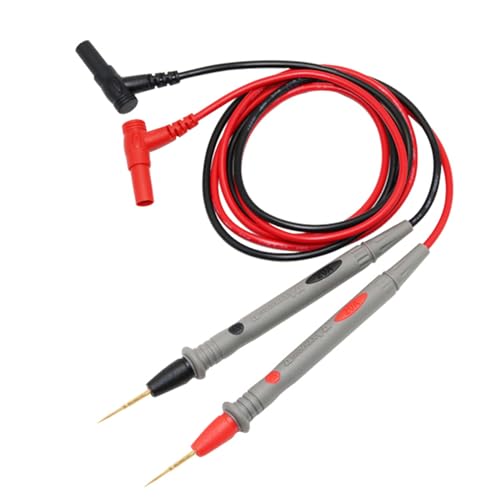 Image of 2PCS Banana Plug to Test Hook Clips Test Leads Copper Soft Cable Wires for Multimeter Electrical Testing 1000V 20A