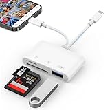 SDカードリーダー【業界新版 3in1 Type-C & i-Phone SD/TF変換アダプタ】カードリーダー 0TG機能 設定不要 高速伝送 双方向転送 写真/ビデオ/動画 i-Phone17/タイプC スマホ/MacBook/PC/Galaxy/Android/USB Cなど機器に適用 image