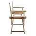 Casual Home 18-Inch Director Chair, Natural Frame