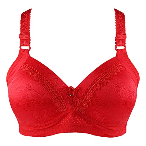 Livegri Damen-BHS Große Größen BH Damen Ohne Bügel Bequemer BH Damen Sexy mit Abnehmbare Gepolstert Damen Bralette Wireless Bralette BH Push Up Stretch Bustier Damen Nahtloser BH Cover