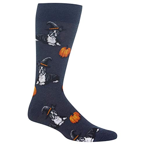 Chaussettes Boston Terrier Hot Sox homme pour éviter le style ennuyeux à Halloween
