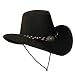 Produktbild Kakadu Traders Cowboyhut Western Plains Breeze Soaka, L, Schwarz
