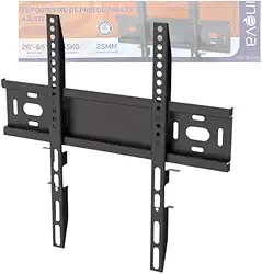 Suporte de Parede Fixo para TV LED/LCD, 26-65 Polegadas, Capacidade 55kg, Inclinação 12 Graus