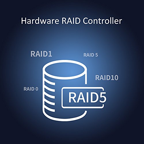 Terramaster D5 Thunderbolt 3 Professional-Grade 5-Bay External Hard Drive Enclosure Raid 0/Raid1/Raid5/Raid10/Jbod Hard Disk Raid Storage (Diskless) #TOP7