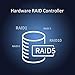 TERRAMASTER D5 Thunderbolt 3 Professional-Grade 5-Bay External Hard Drive Enclosure RAID 0/RAID1/RAID5/RAID10/JBOD Hard Disk RAID Storage (Diskless)