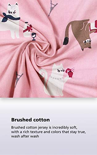 Pajamagram Womens Pajama Sets Cotton - Pajama Shorts For Women, Pink, Medium / 8-10 #TOP5