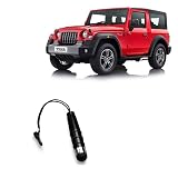 BoxWave Stylus Pen Compatible with Mahindra 2023 Thar Display (9 in) - mini Capacitive Stylus, Small Rubber Tip Capacitive Stylus Pen - Jet Black