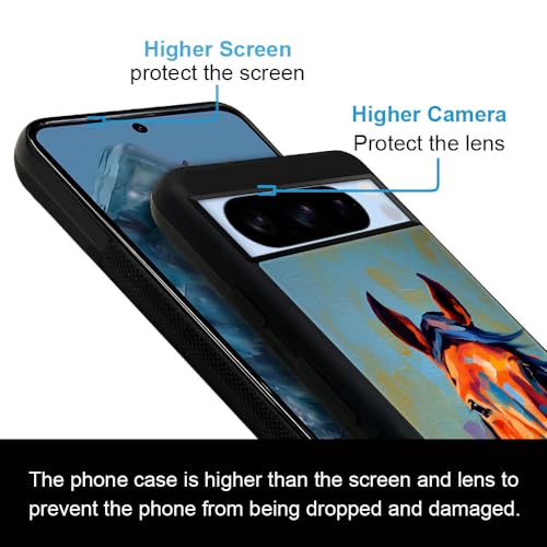 Coque Google Pixel 8 Pro CARLOCA cheval coloré antichoc - 5