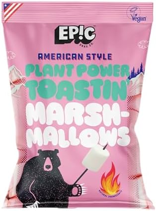 EPIC SNAX CO American Style White Plant Power Toastin’ Marshmallows, 200 g