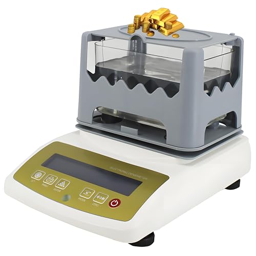 Máquina De Probador De Pureza De Oro, Detector De Contenido De Pureza De Oro K Valor De Oro Valor Medidor De Densidad De Oro Y Plata, Peso Máximo 300 G, Resolución De Densidad 0.001g/cm³, Para Oro