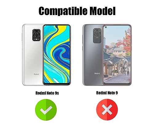 Image of Jkobi Back Cover for Xiaomi Mi Redmi Note 9S (Silicone Clear Case with Camera Protection | Soft and Flexible | Transparent)