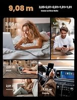 LISEN USB-C-Kabel, 5er-Pack (1/1/2/2/3 m) USB-C-auf-USB-C-Kabel für iPhone 16e 15 Pro Max Ladekabel, 60 W (3,1 A) C auf C Kabel, Schnellladung für Samsung S25/S24/23, Switch 2, iPad, MacBook – Ansicht 4