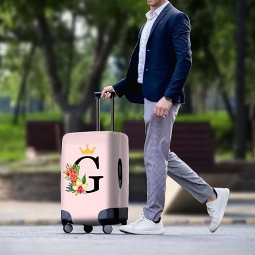 Letter G Travel Luggage Cover Baggage Suitcase Protector Fit for 18-32 Inch Luggage, L (Fit 25-28 Inch Suitcase)3