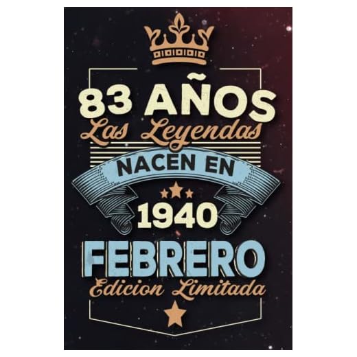 Las leyendas nacen en 83 años 1940 febrero: Ideas de regalos para hombres, ideas de cumpleaños 83 cumpleaños libro ideas de cumpleaños para hombre y regalo de nacimiento, regalo de cumpleaños