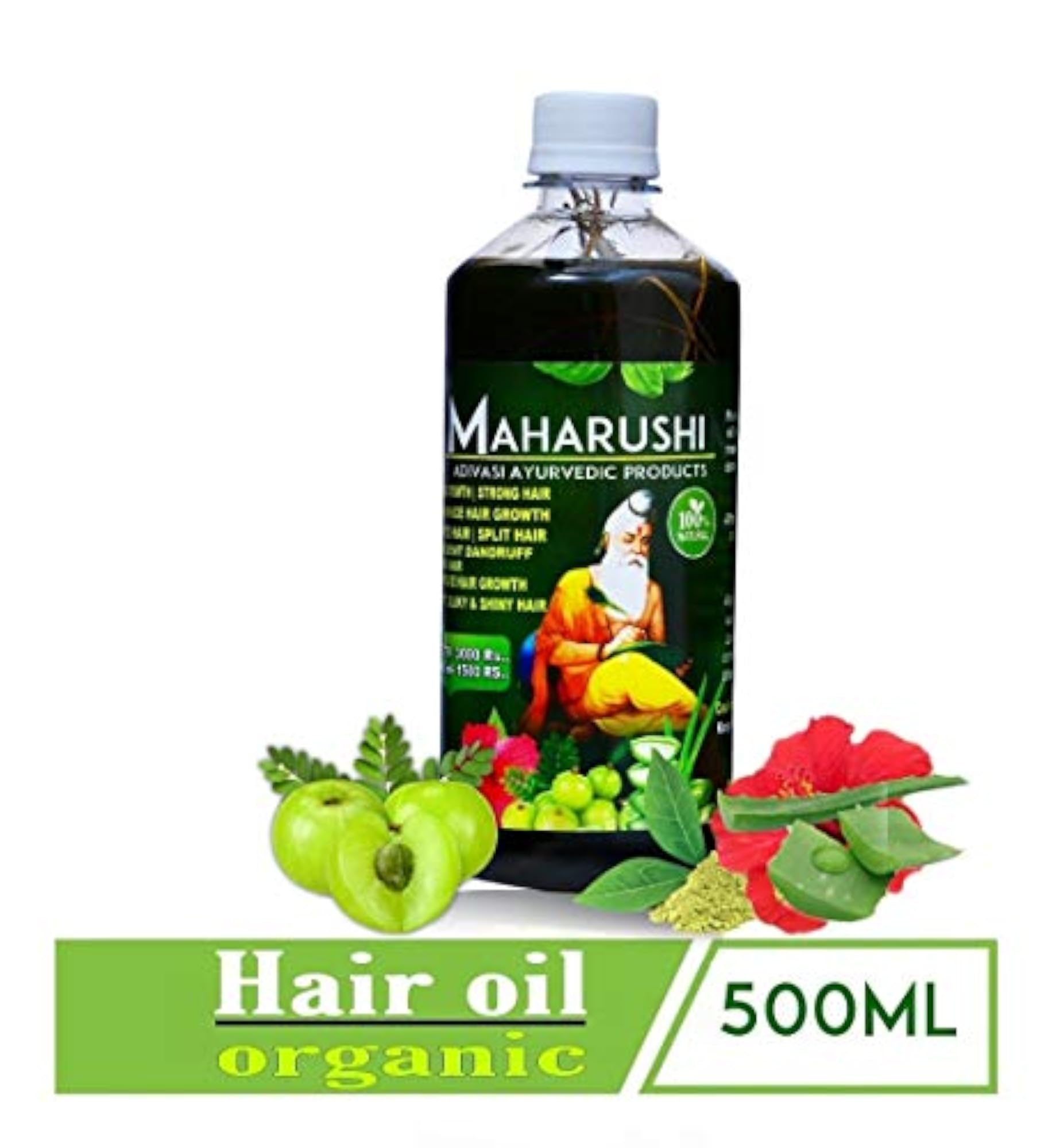 Hair Oil 500ml, Nourishing Formula for All