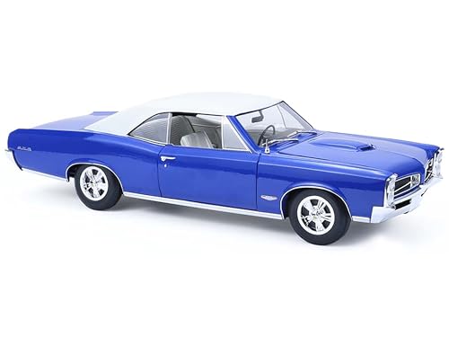Modelo a escala 1:18 Pontiac GTO 1966 Barrier Blue miniatura 3