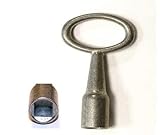 innenvierkant deutscher Hersteller Dornschlüssel mit Innenvierkant 4mm, Vierkantschlüssel