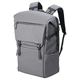 ハクバ HAKUBA カメラバッグ プラスシェル シティロールトップバックパック26 G05 AZ グレー カメラリュック 背面アクセス サイドアクセス 2気室 エクステンド機能 大容量 ビジネスバッグ AMZSP-CT5RBP26G 4977187001662