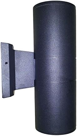 LUMINTURS(TM) 14W 4-Inch LED COB Wall Sconces Exterior Up/Down Light Black Finish Pure White