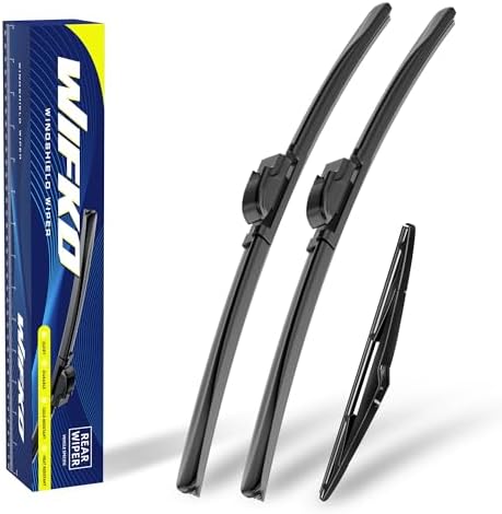Scheibenwischer Set für Hyundai iX35 2010-2015 Vorne & Hinten | 2 Front + 1 Heck, Vordere Flachbalken-Wischer, Auto Scheibenwischer Frontscheibe und Heckwischer, Direkte Montage