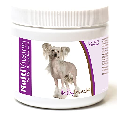 Healthy Breeds Chinese Crested Multi-Vitamin Soft Chews 60 Count
