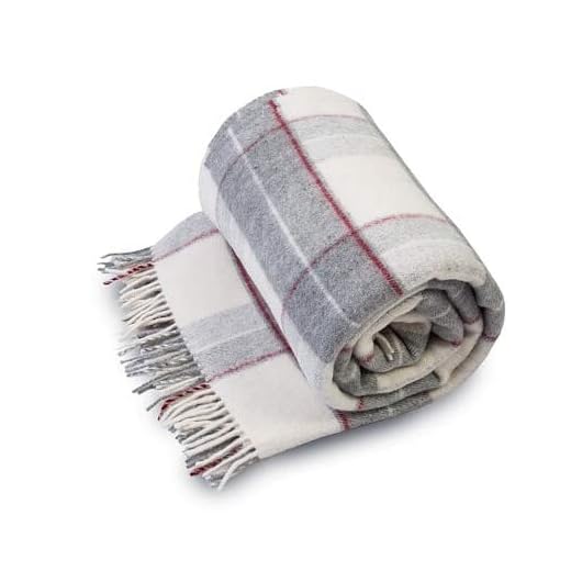 Ropa de Cama de Lana Merino 100% Inglesa para sofá o pícnic, Manta de Lana Natural, Manta Doble, 160 x 200 cm, Producto Natural, Perfecto para Regalo