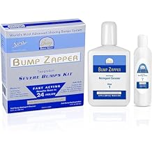 BUMP ZAPPER Severe Bumps Treatment | Razor Bumps And Ingrown Hair Treatment | Bikini Bumps | Back of Head Bumps And Ingrown Hair Treatment, 8.5 oz 2 Products Kit